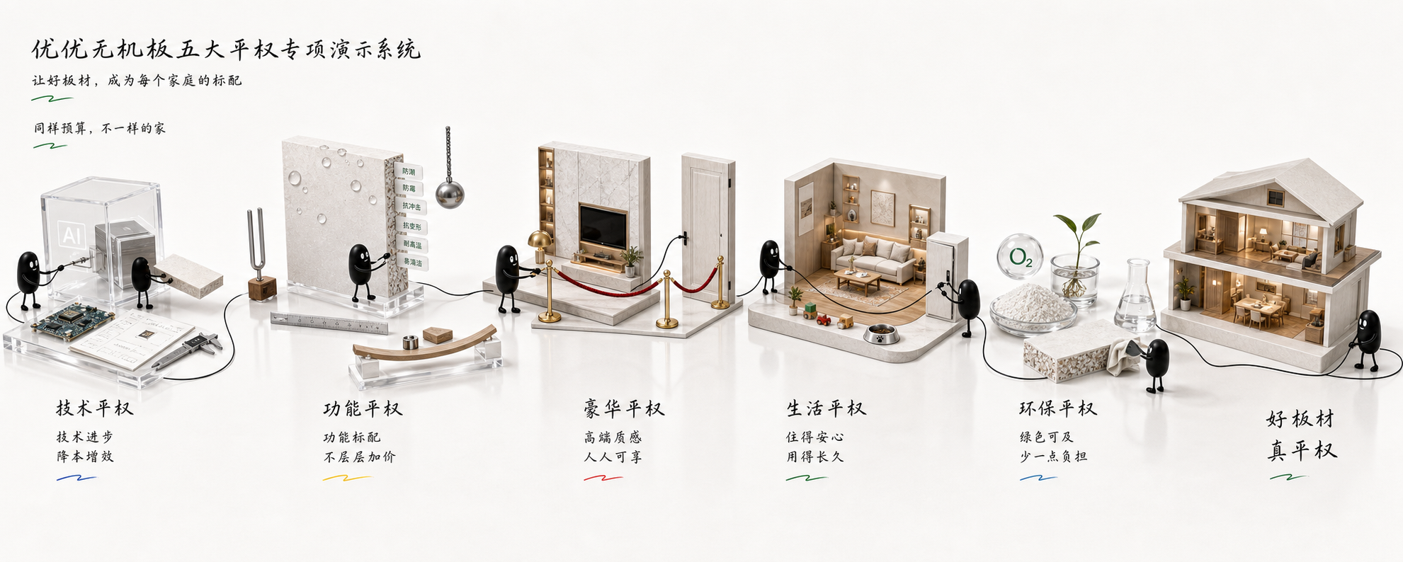 优优无机板五大平权专项演示系统小黑长卷故事图